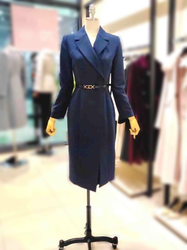 린 NC13 카라넥 벨티드 원피스 LGOPML9700