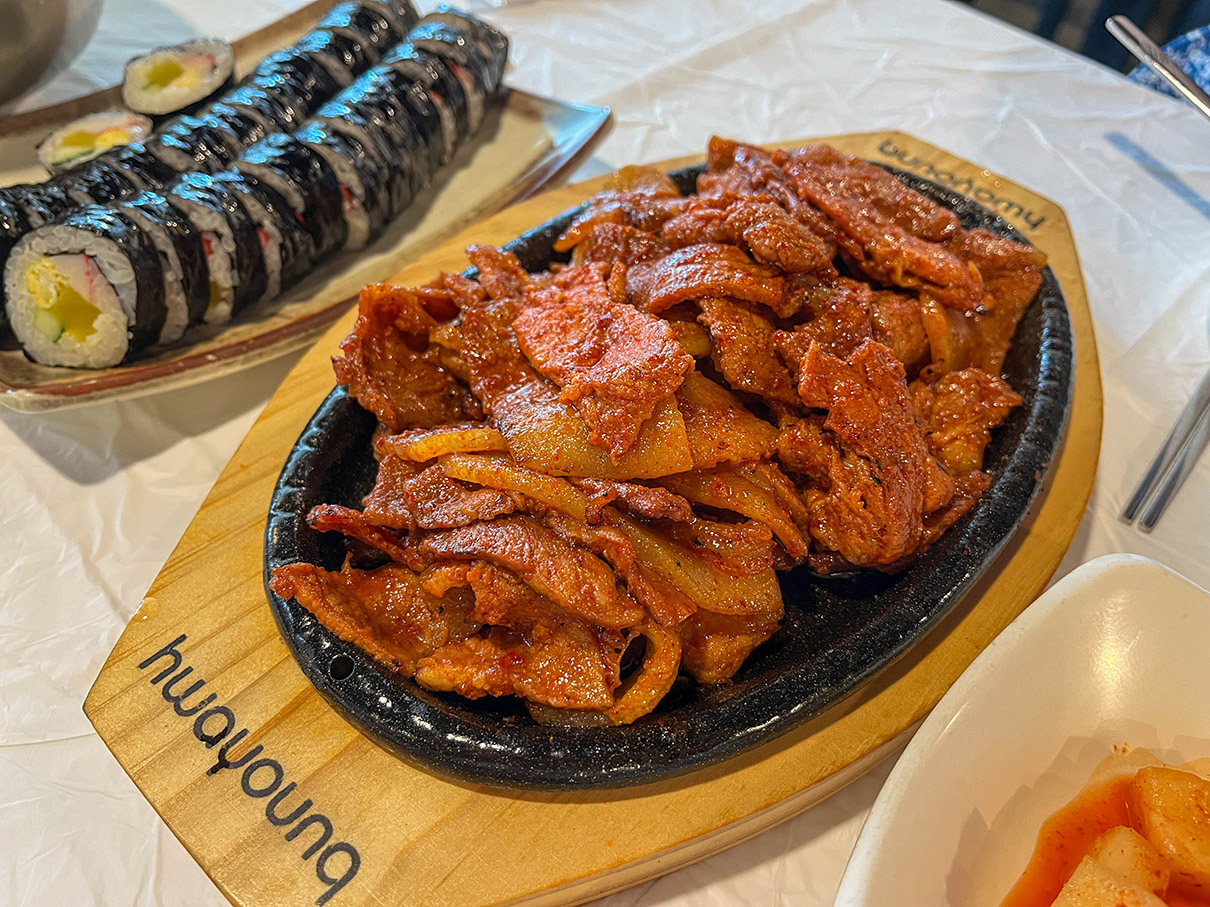 전주 오원집 본점 연탄불 돼지구이