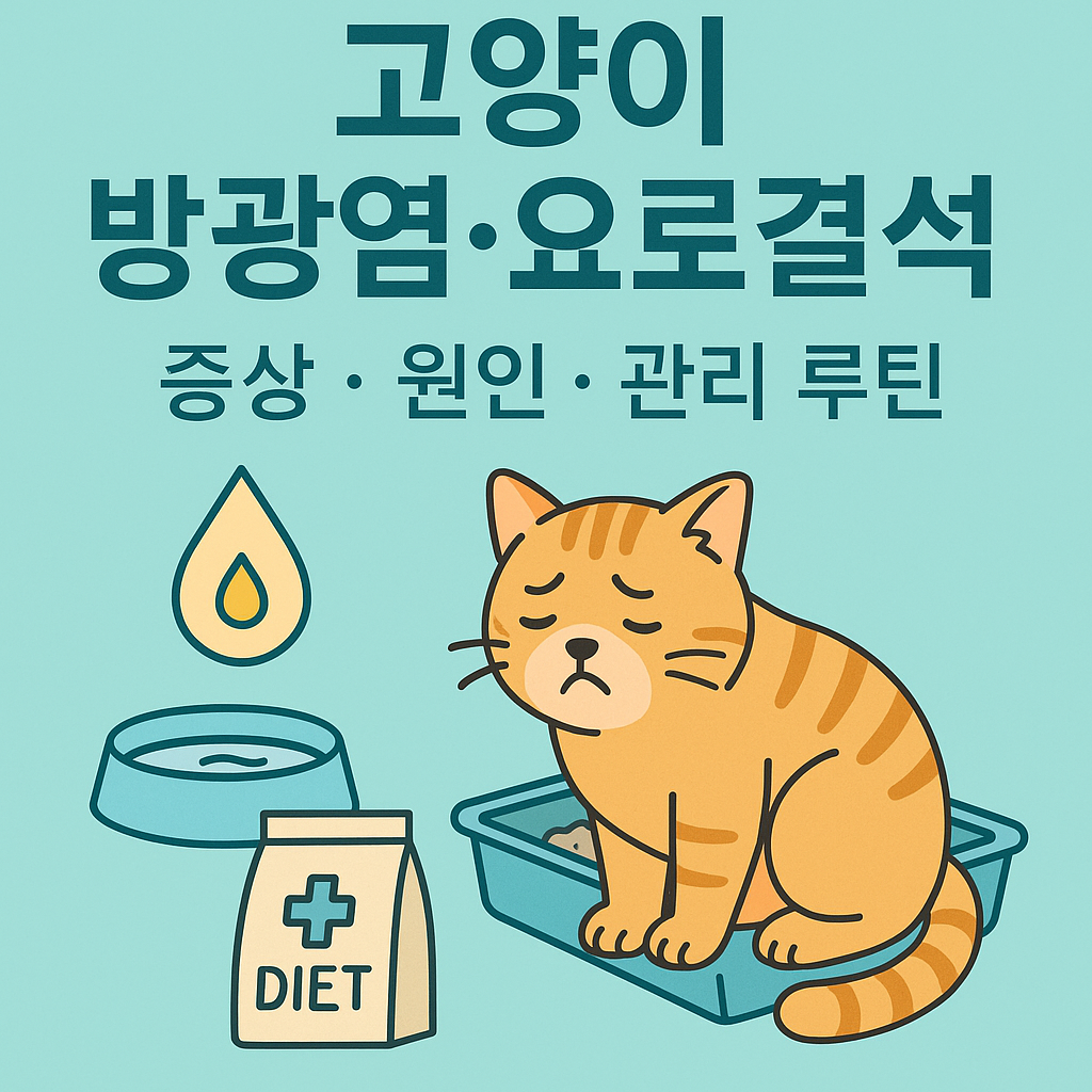 고양이 방광염·요로결석 증상 (1)