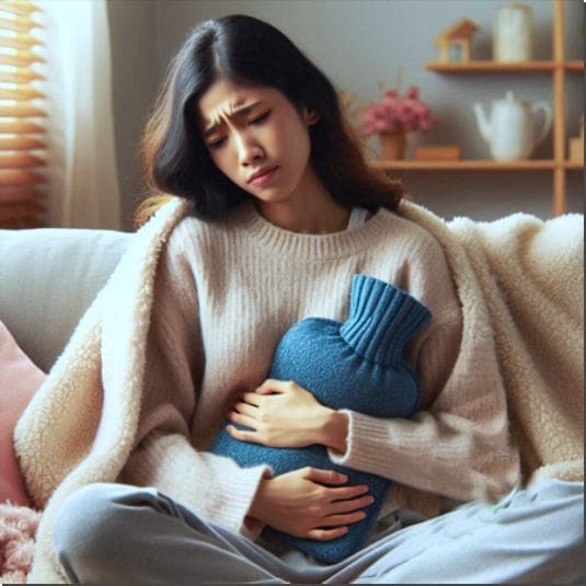 여자 왼쪽 아랫배 통증 예방 및 개선