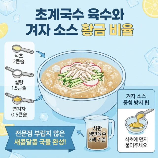 초계국수 레시피