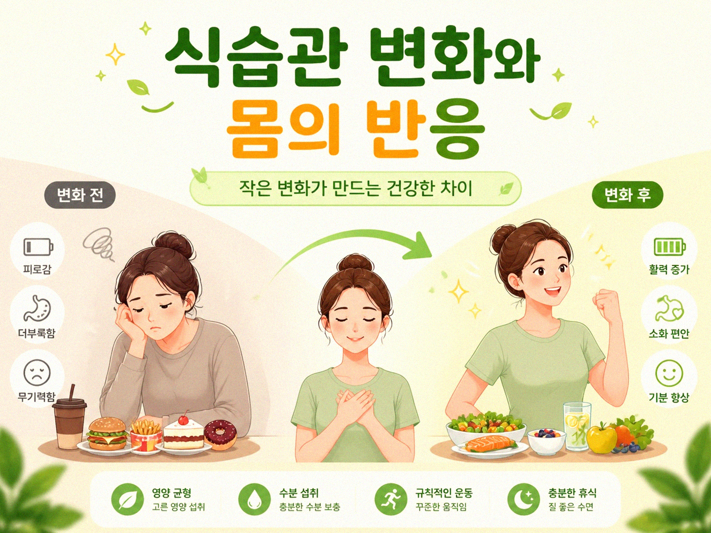 나만의 건강 루틴 만들기, 하루 에너지가 달라지는 이유