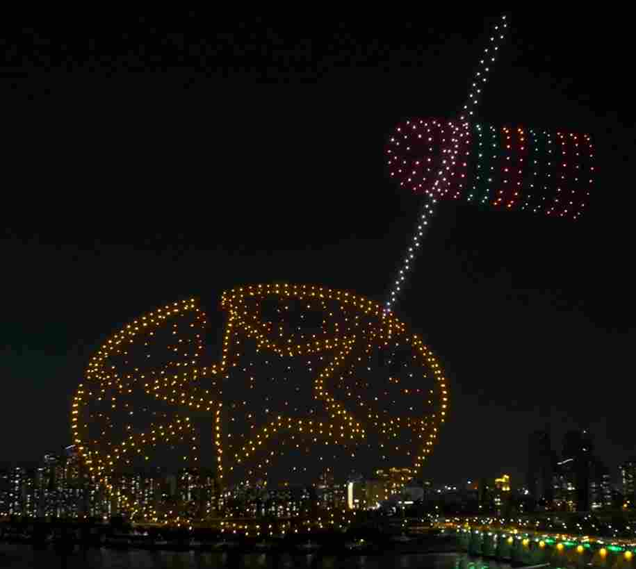 한강-불빛공연-드론-라이트-쇼-2024-1회차공연-별