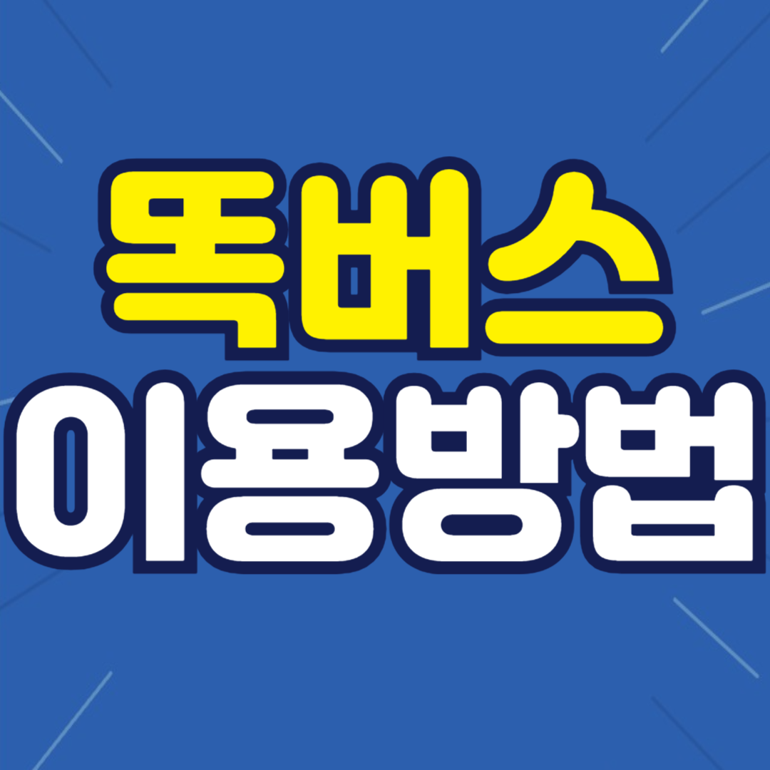 경기 똑버스, 똑타 이용 방법 및 운행 지역