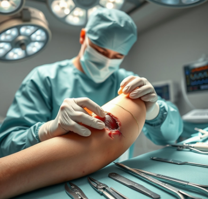 창상봉합술그림