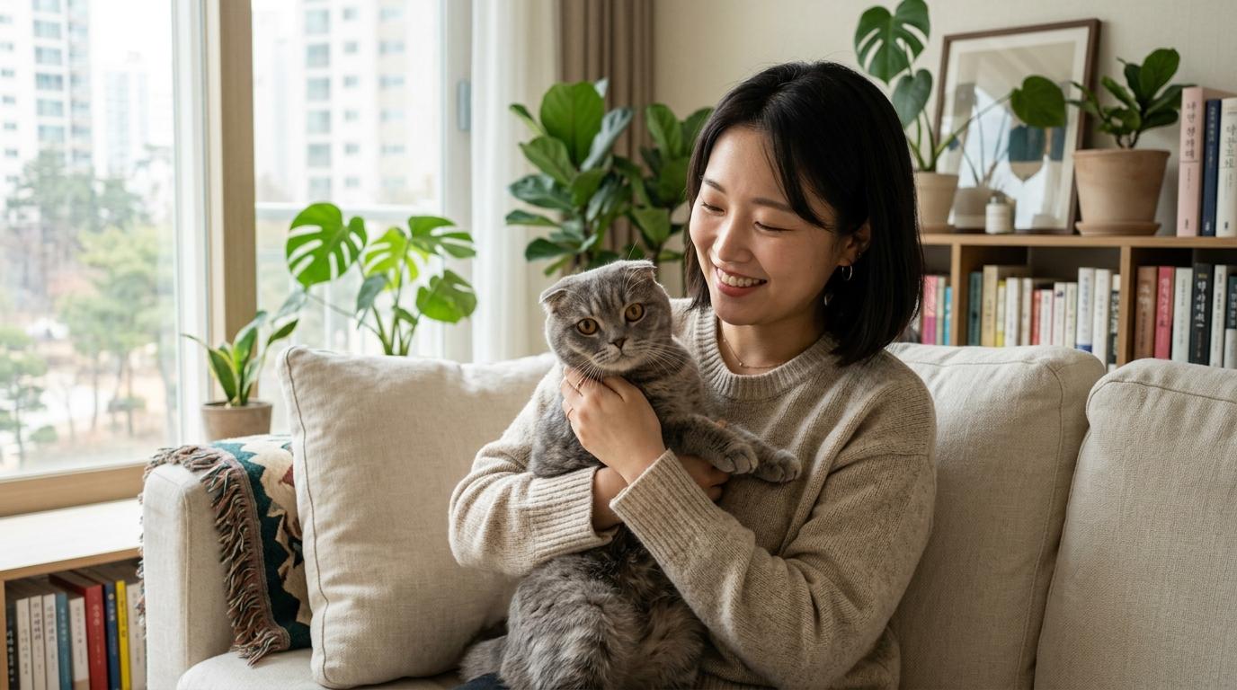 스코티시폴드 고양이