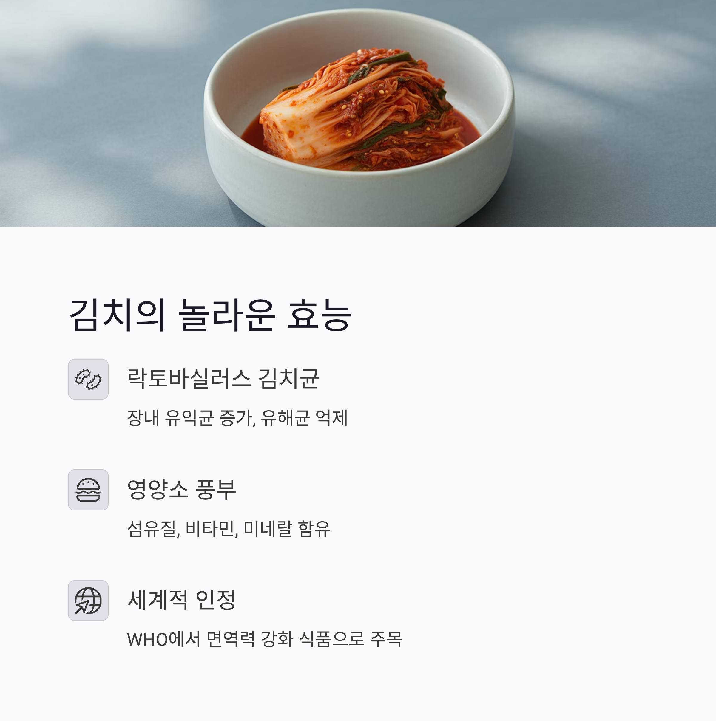 김치-효능