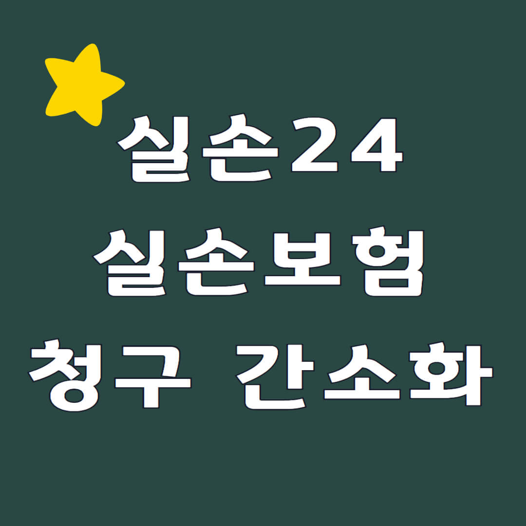 실손24 실손보험청구간소화