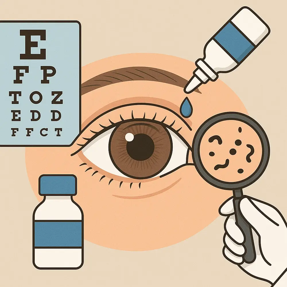 눈앞에 아지랑이 어지럼증 비문증 원인과 치료 방법