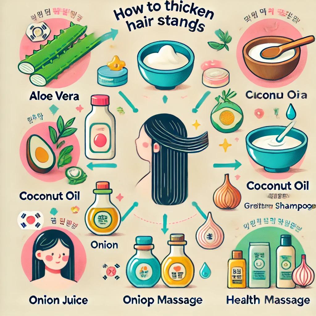 머리카락 굵어지는 방법