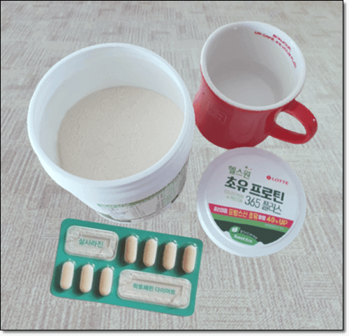 장용성 락토페린과 초유 보충제