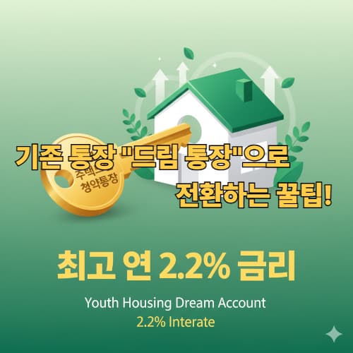 기존 청약통장 가입자 필독! 드림 통장 전환 시 혜택과 유의사항