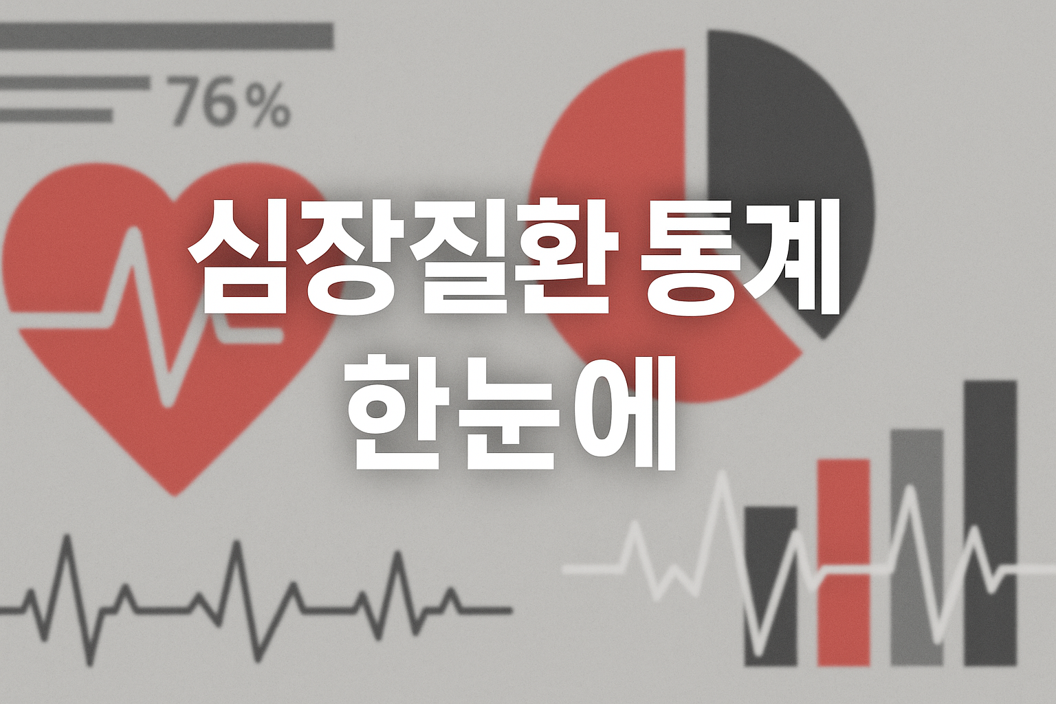 심장질환 통계 한눈에 보기 – 주요 발생률과 위험요인 데이터 시각화