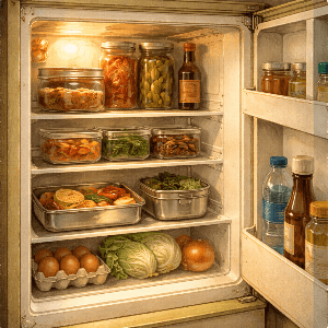 90년대 이전 집에서 냉장고 냄새가 덜했던 보관 방식