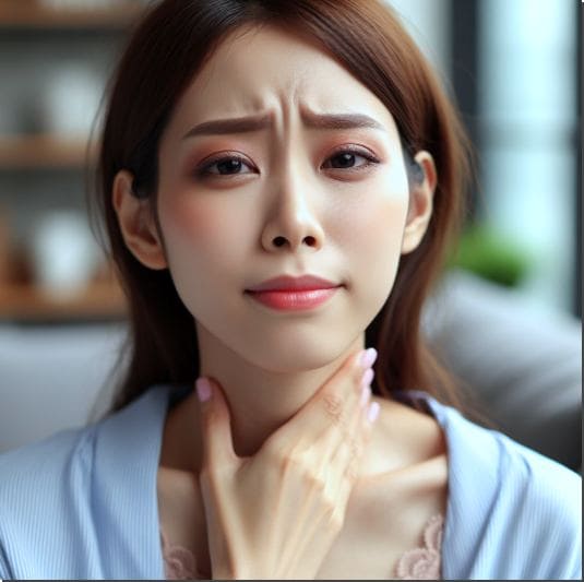 프로폴리스 스프레이 효능 인후염 개선, 목아픈 여성