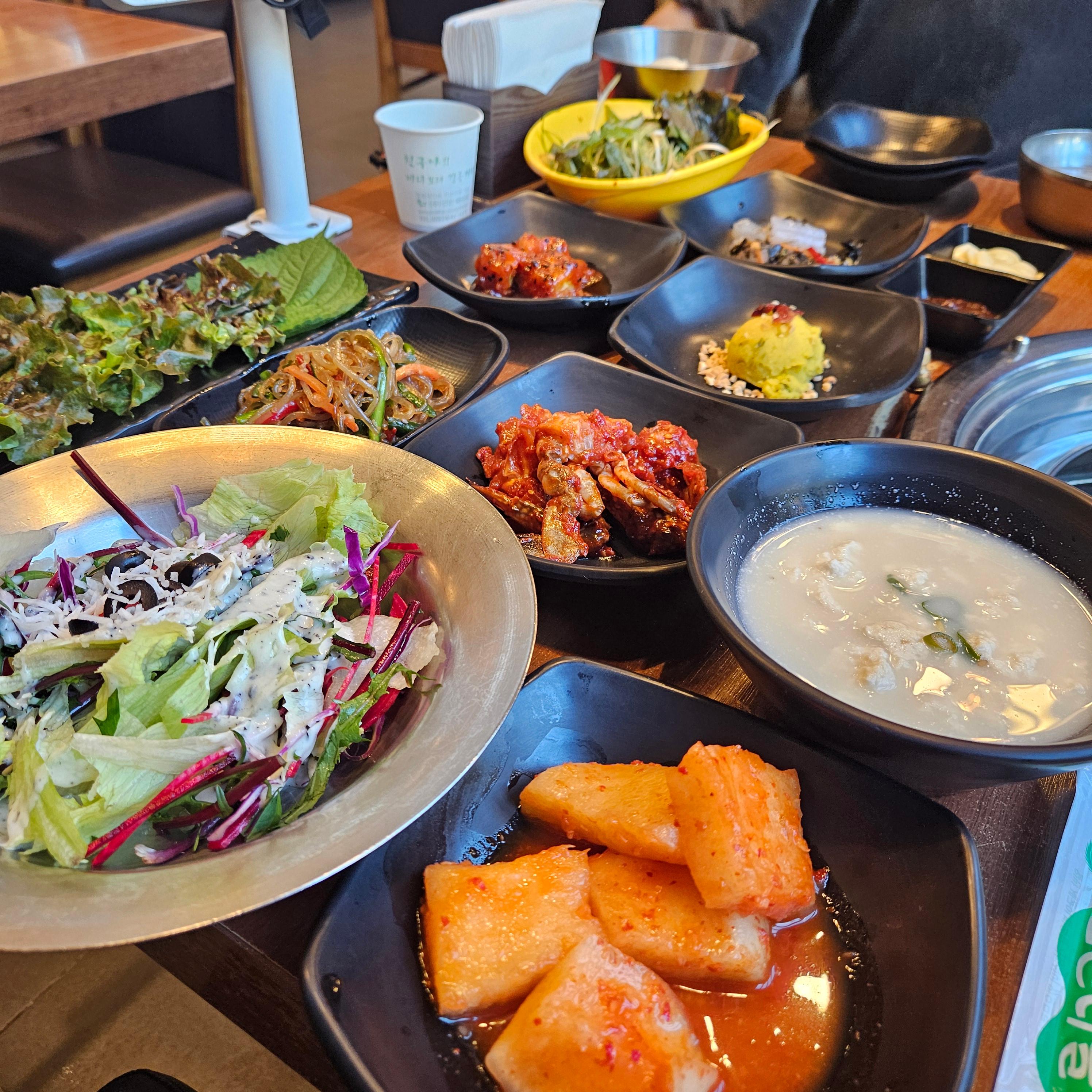 강릉 풍년갈비 밑반찬