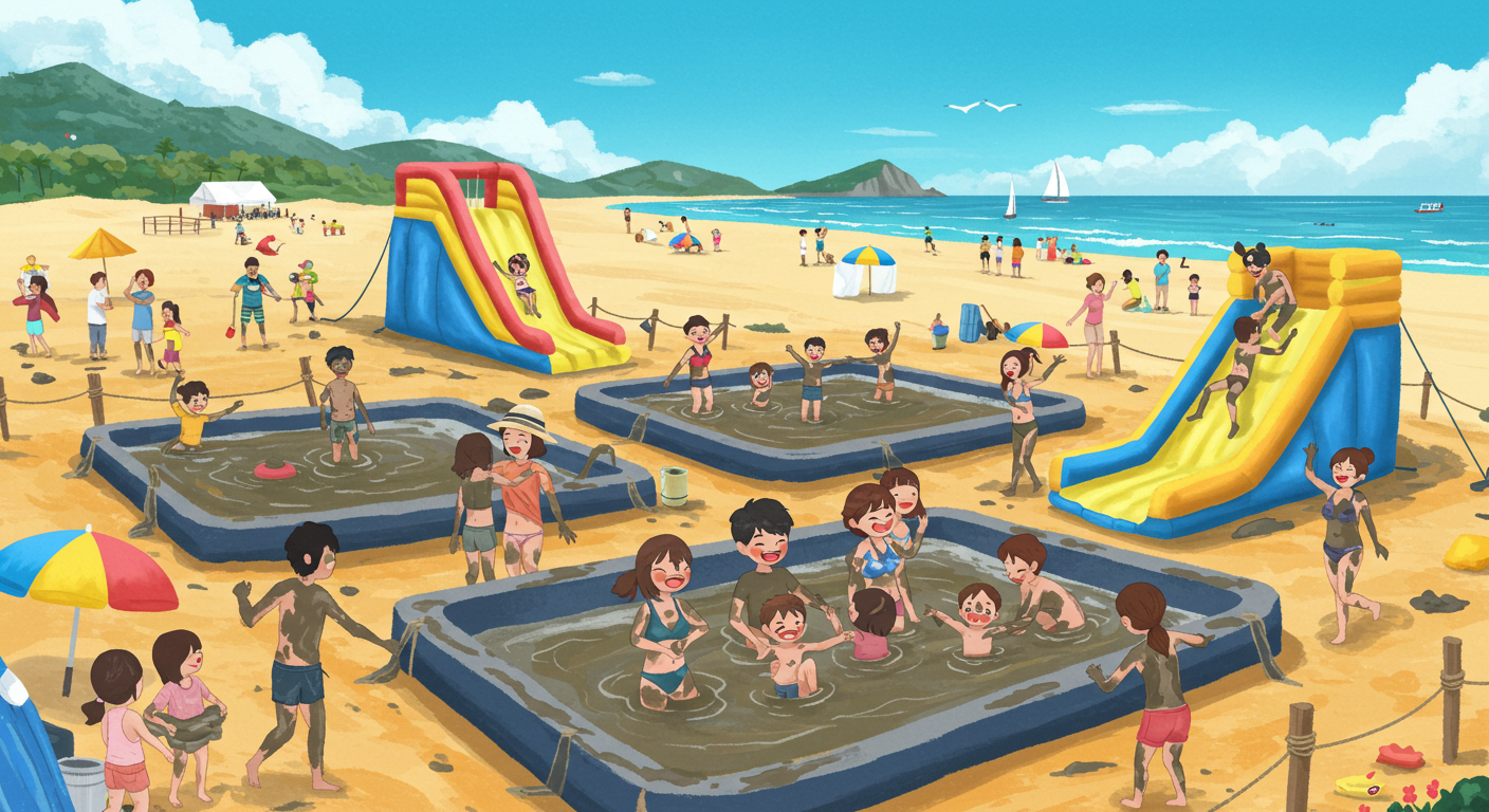 [2025 보령머드축제 일정 총정리]｜대천해수욕장 물놀이 &amp; 체험 꿀팁 대공개!