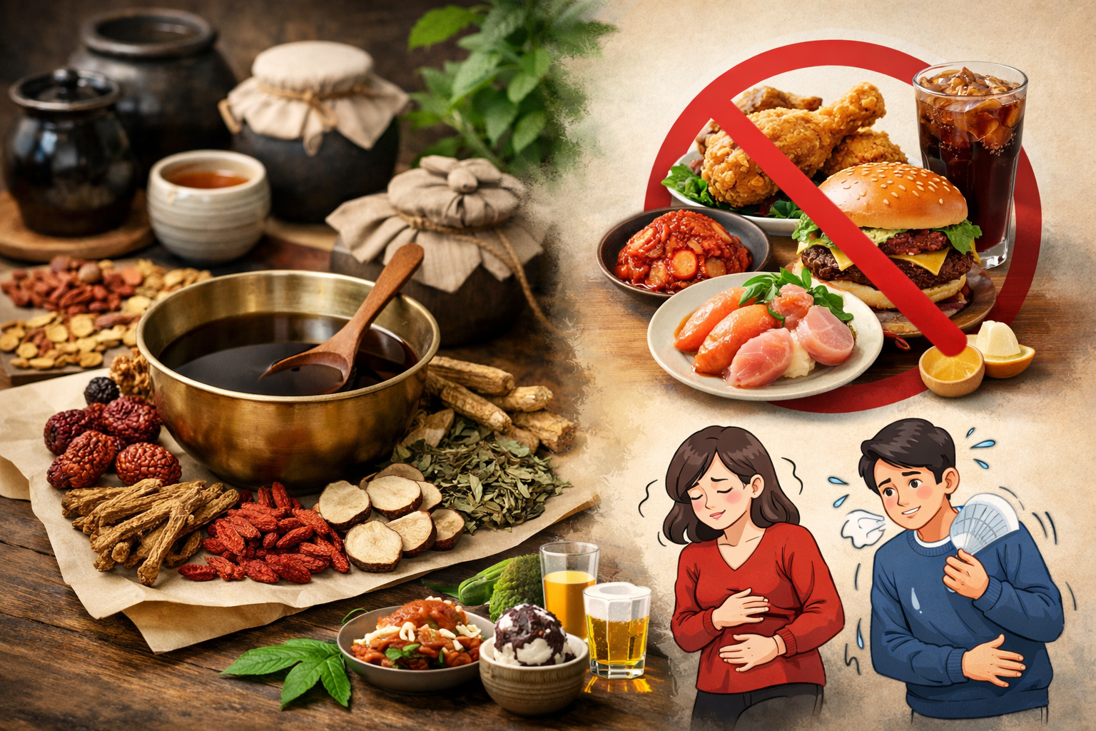 한약 복용 중 피해야 할 음식