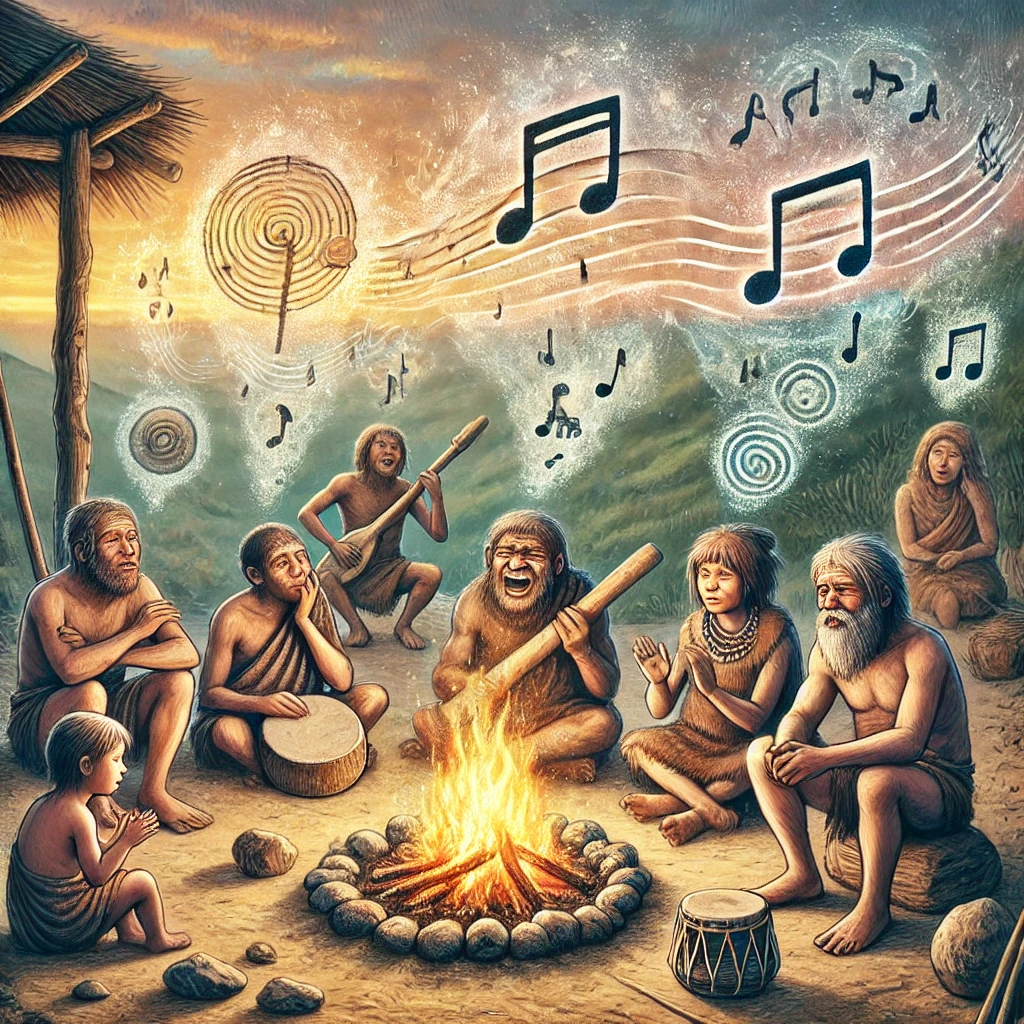 음악을 통한 감정 표현의 기원
