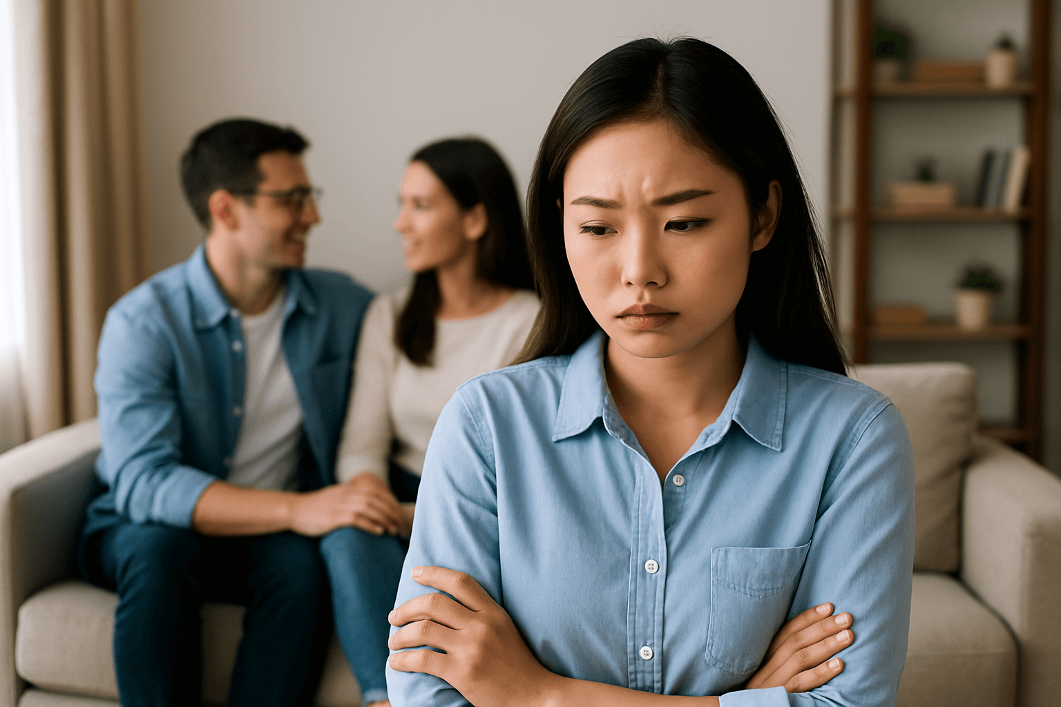 관계중독에 빠져있는 현대인의 이미지