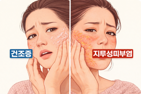 건조증, 지루성피부염 이미지