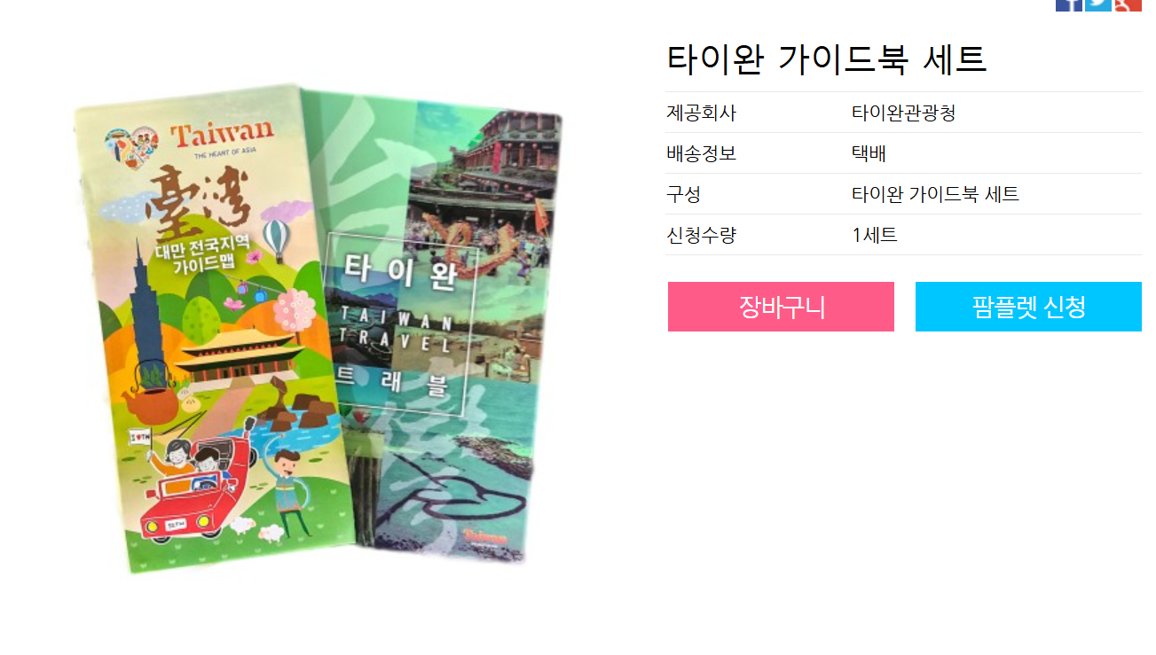 대만-관광지도