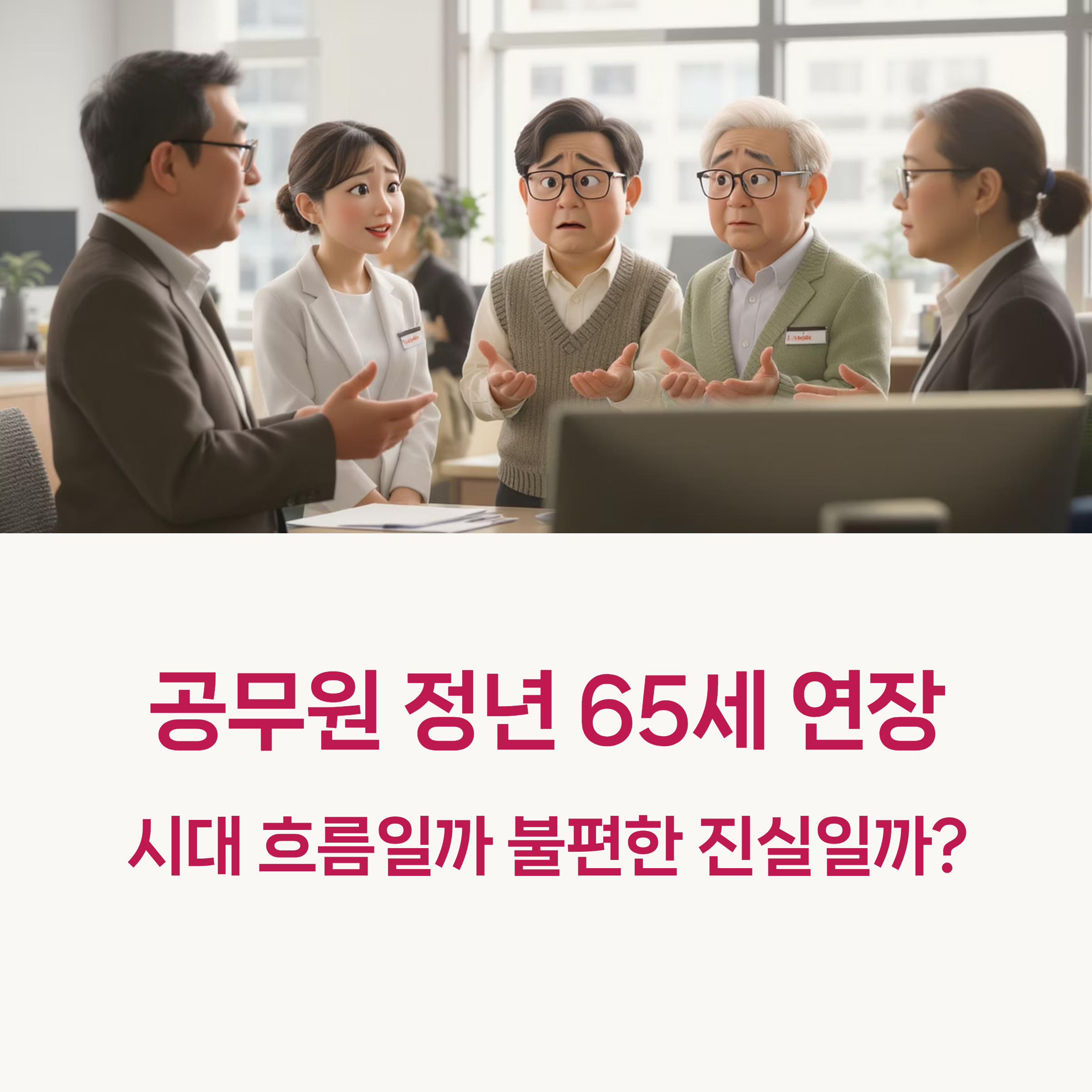 공무원 정년연장 65세 정책 논의와 고용시장 영향