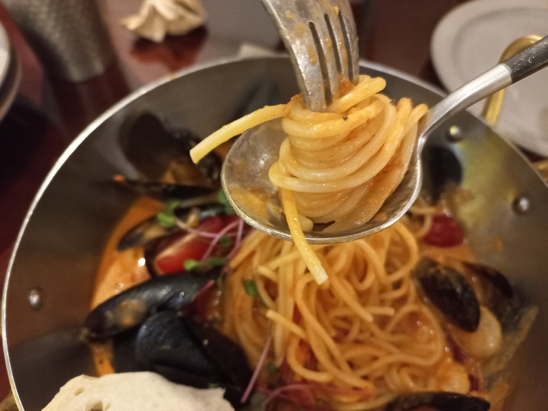 홍합 로제 파스타