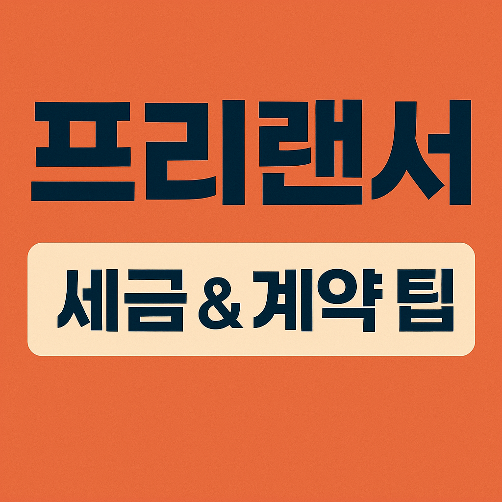 디지털 노마드 &amp; 사이드잡 ❘ 프리랜서 세금 &amp; 계약 팁 관련사진