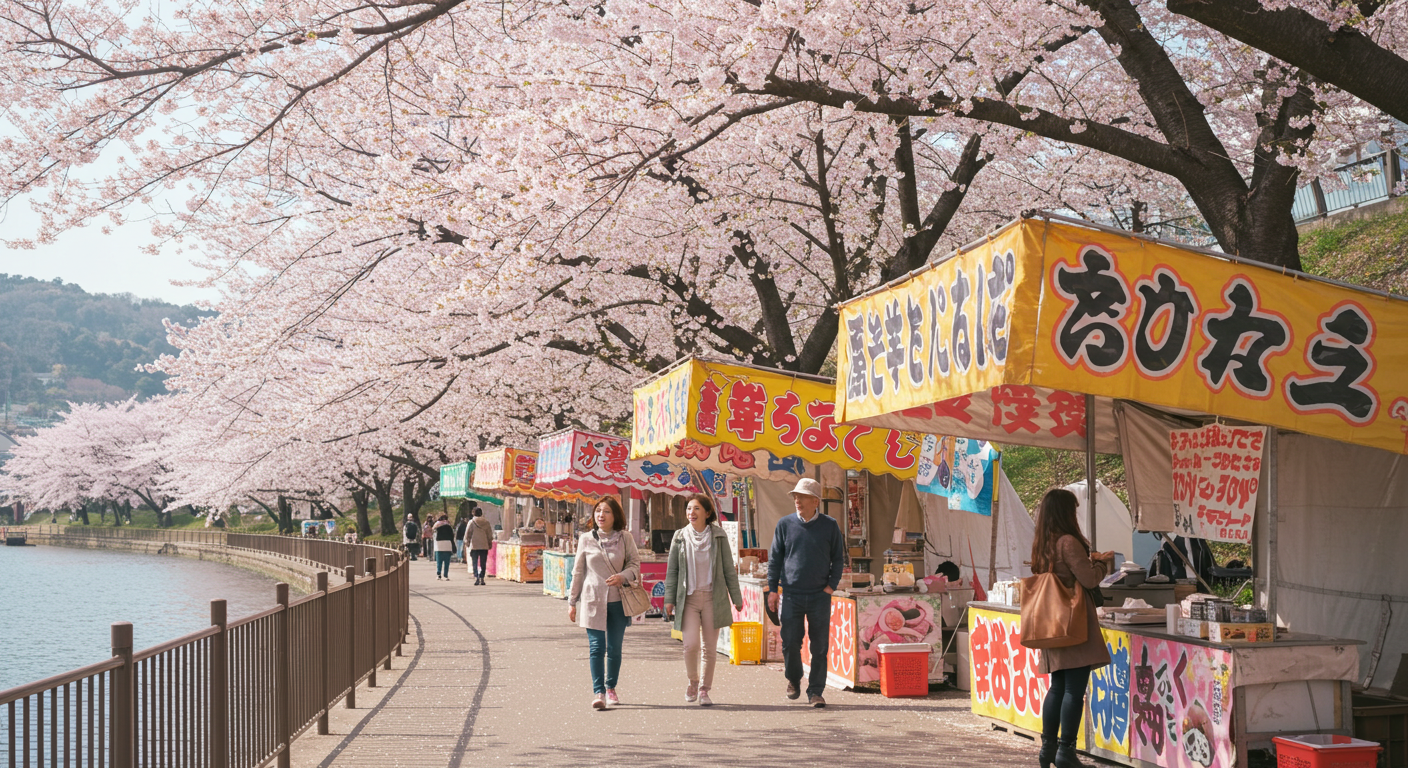 일본 벚꽃 축제