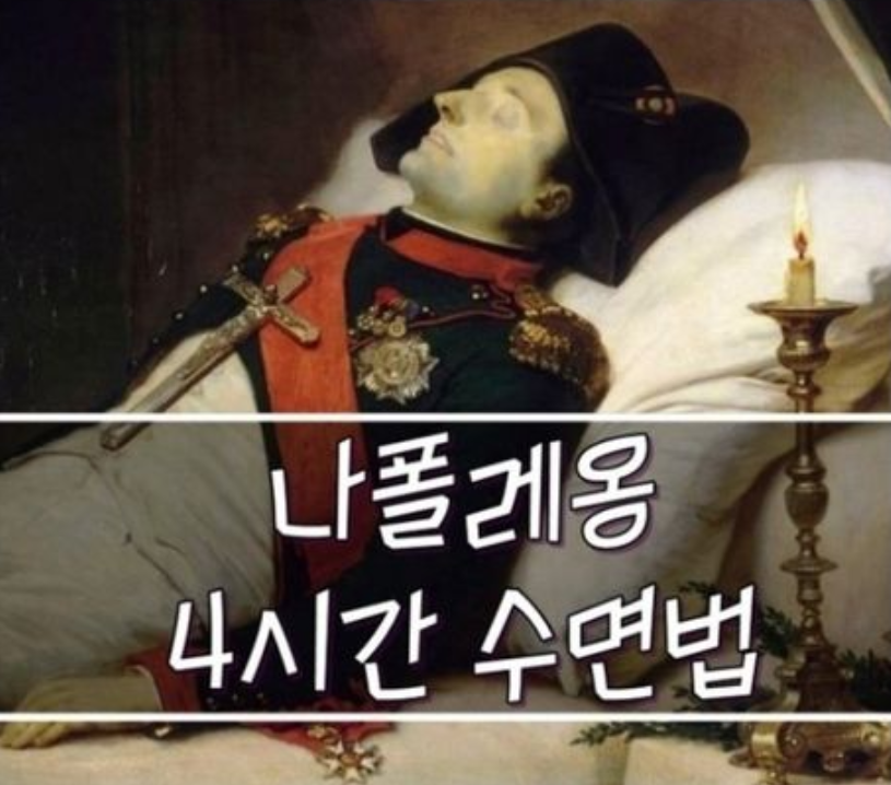 나폴레옹 4시간 수면법