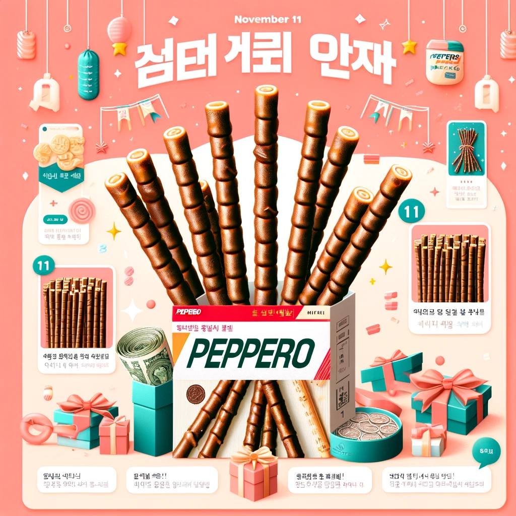 빼빼로데이 창의적 선물 만들기