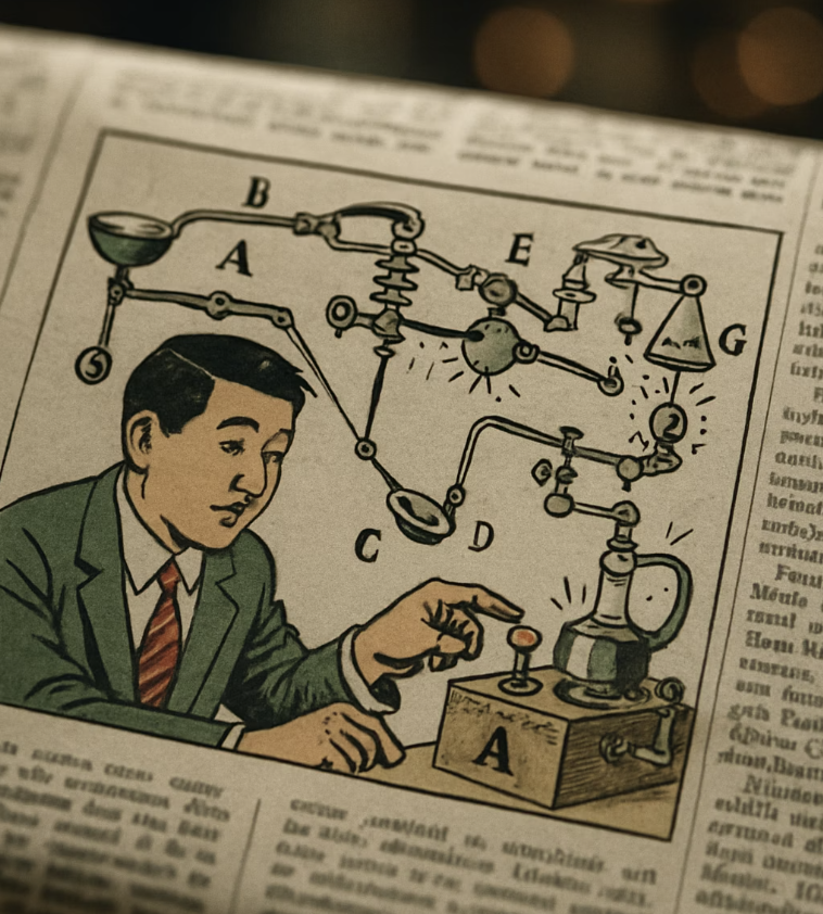 괴짜 만화가의 엉뚱한 상상력