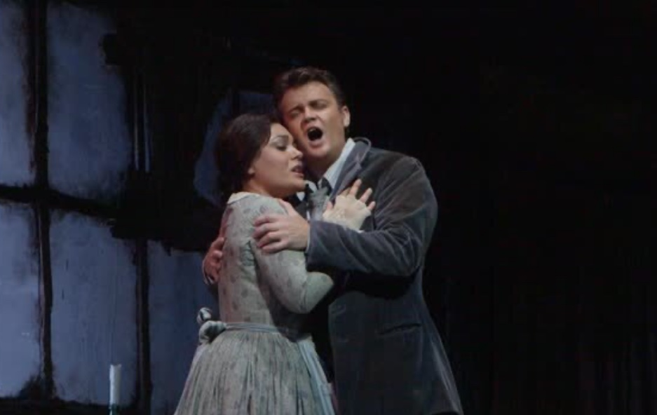 오페라 라보엠 무대 사진