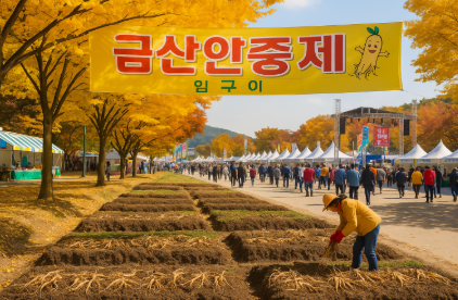10월 건강과 가을의 향연, 금산 인삼축제에서 즐기는 활력 여행