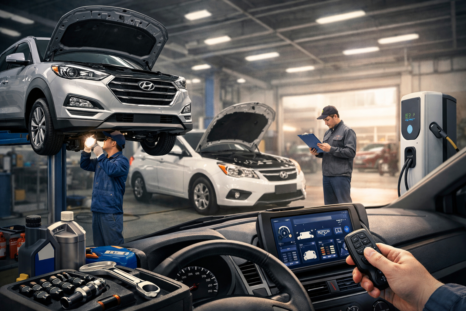 현대자동차 서비스센터 예약방법 총정리｜전화번호&middot;온라인&middot;앱 예약까지 한 번에 관련 사진