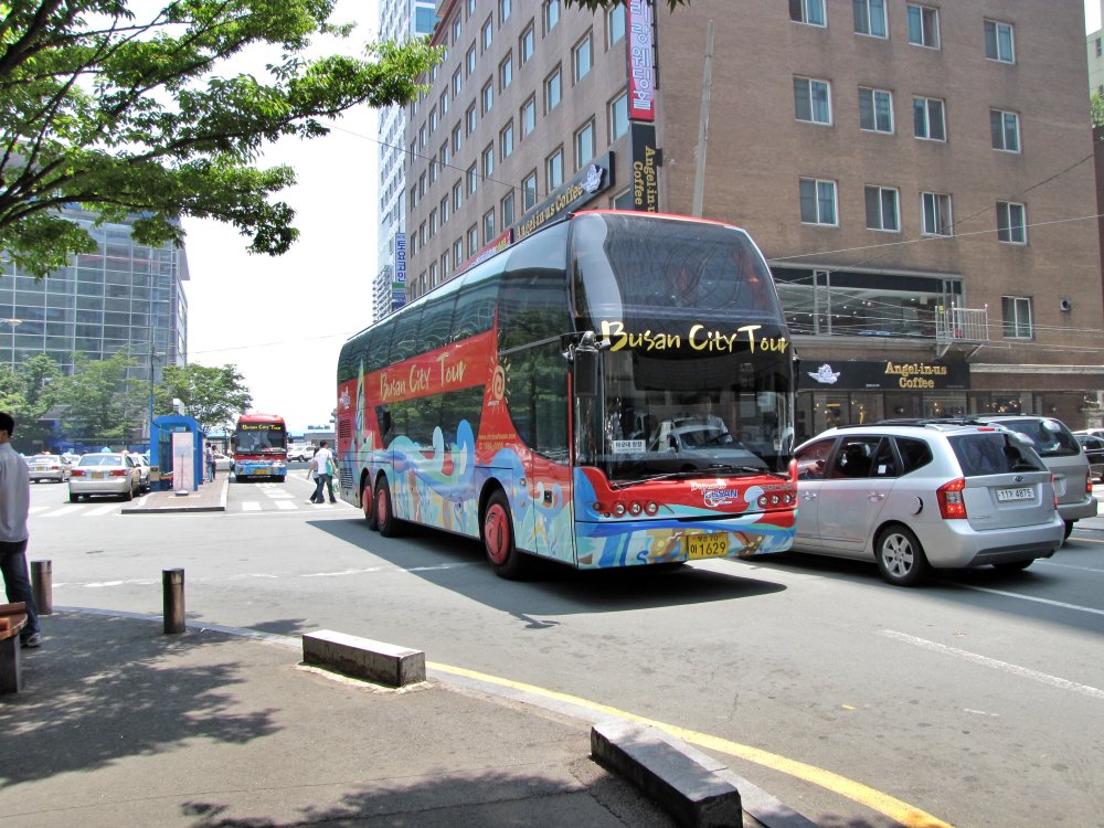 부산역 광장 풍경 2009년 6월 시티투어버스