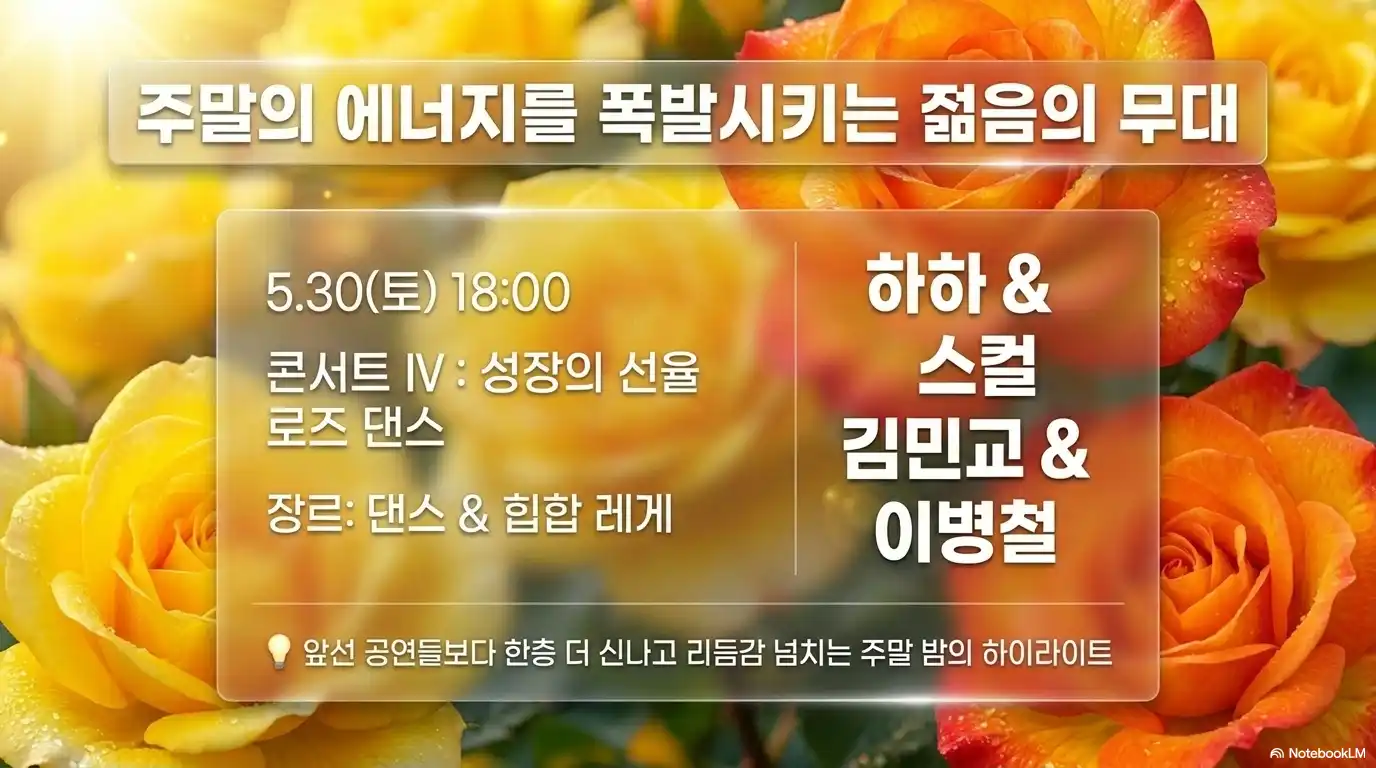 곡성 장미축제 5월 30일 초대가수 라인업