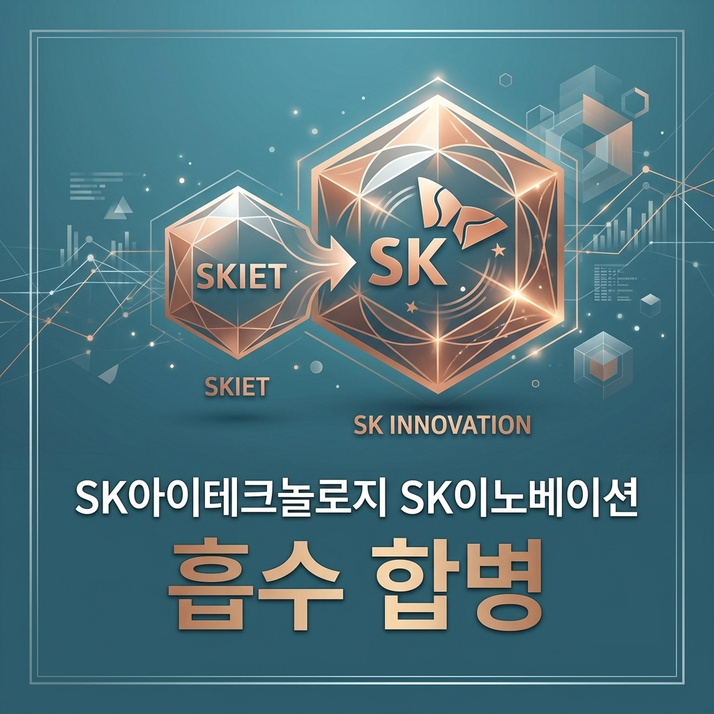 SK아이이테크놀로지 SK이노베이션 흡수 합병