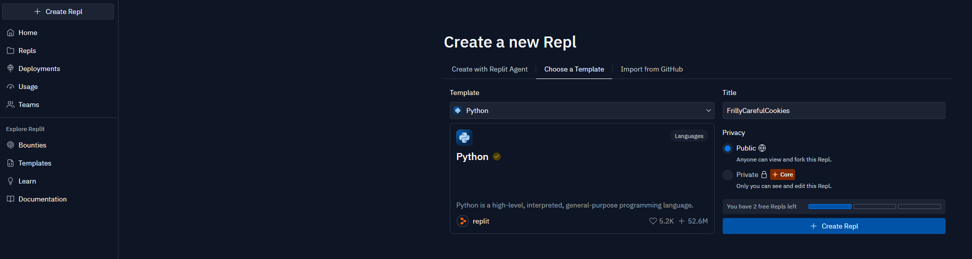 Replit 파이썬 사용 방법