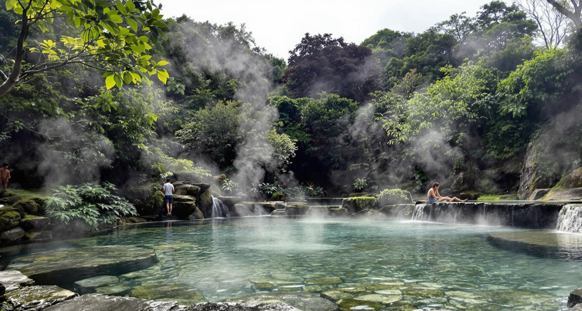 대만의 베이터우 온천 관련 이미지