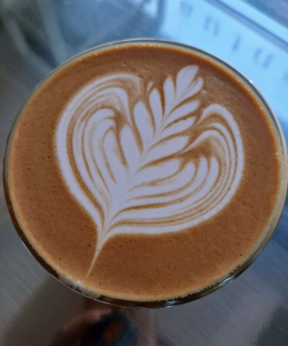 라떼아트 예쁜 로제타