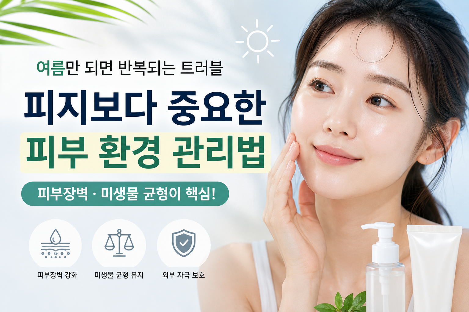 피부 환경 관리법과 여름 피부 팁