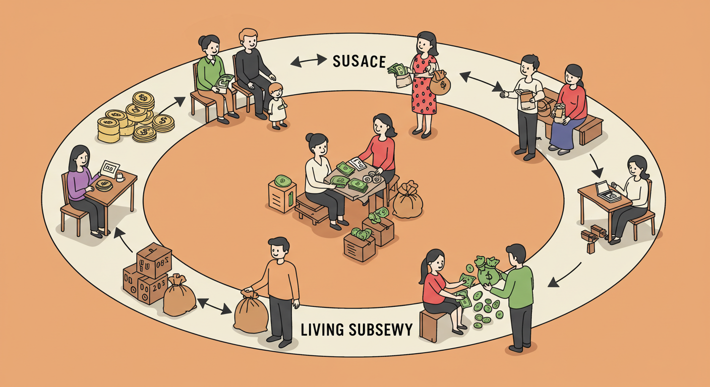 생계지원금 부서별 발급정보 및 제출서류