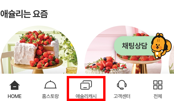 애슐리-캐시-선택