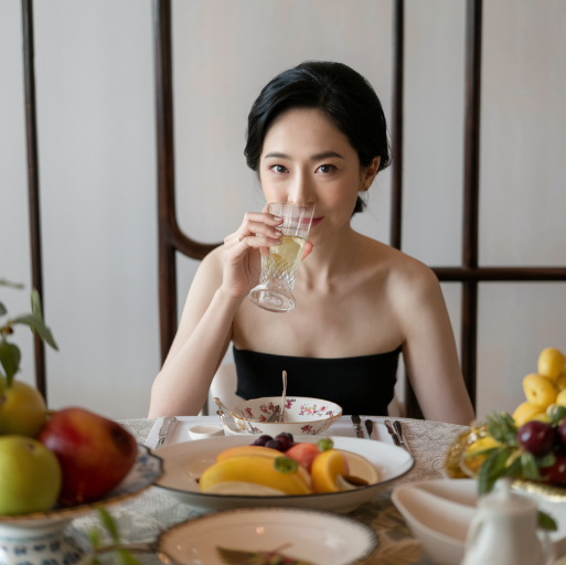 식사 전 레몬물