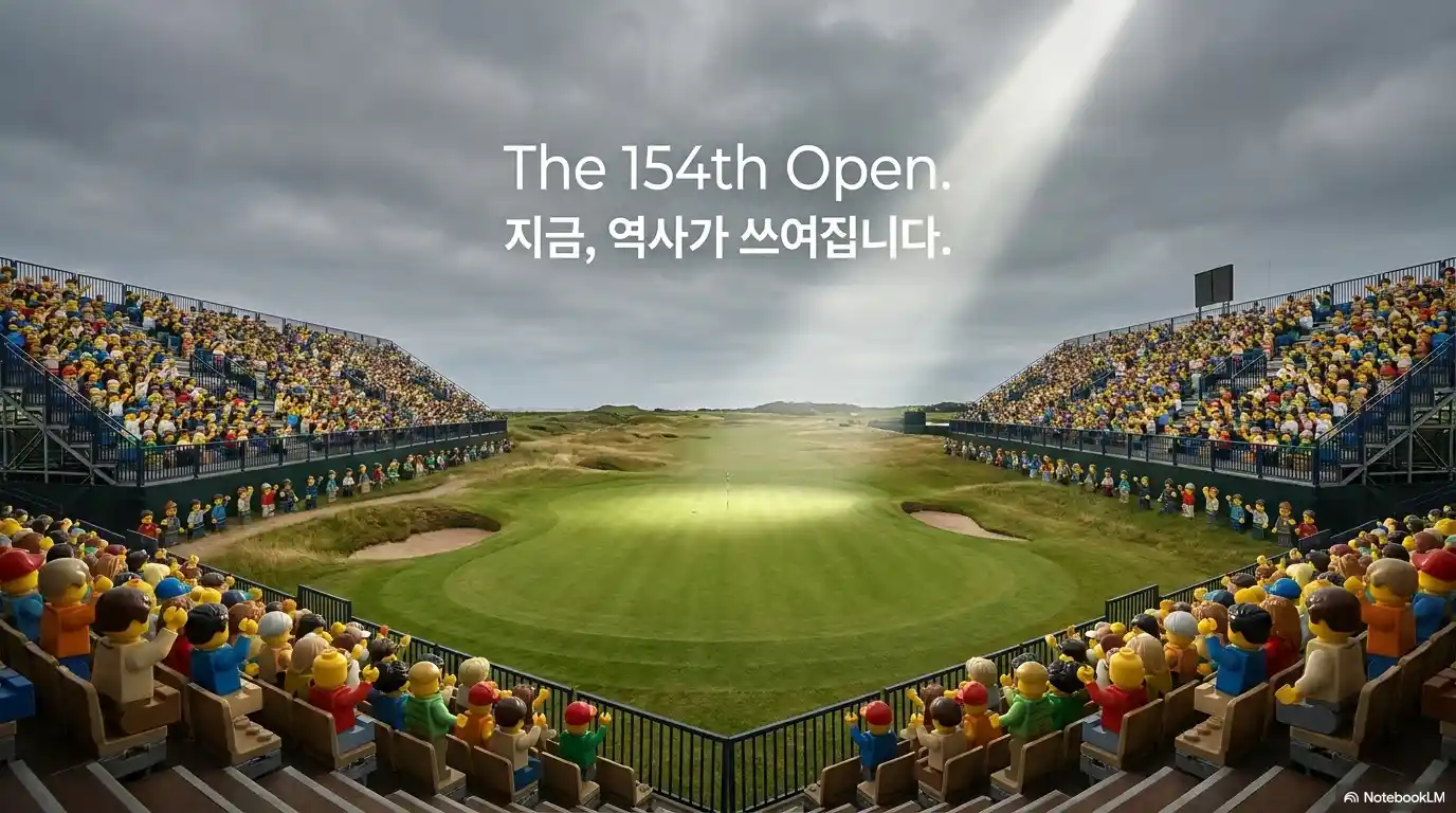 제154회 디 오픈 챔피언십 최종 라운드와 갤러리 관중 이미지