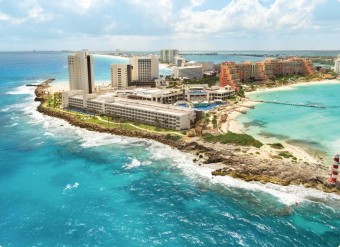 칸쿤 바다 풍경