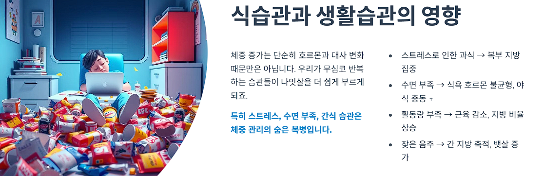 식습관과 생활습관의 영향