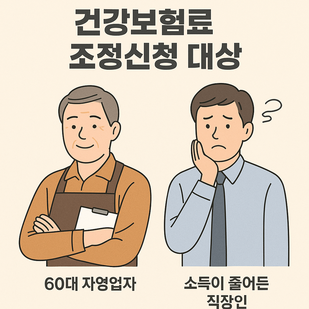모르면 손해! 건강보험료 조정신청으로 월 몇 만 원 아끼는 법
